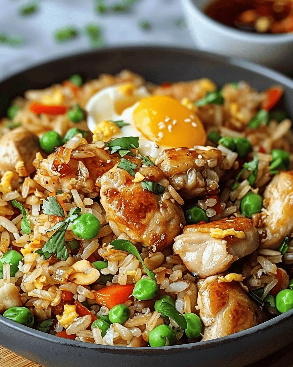 Bang Bang Chicken Fried Rice