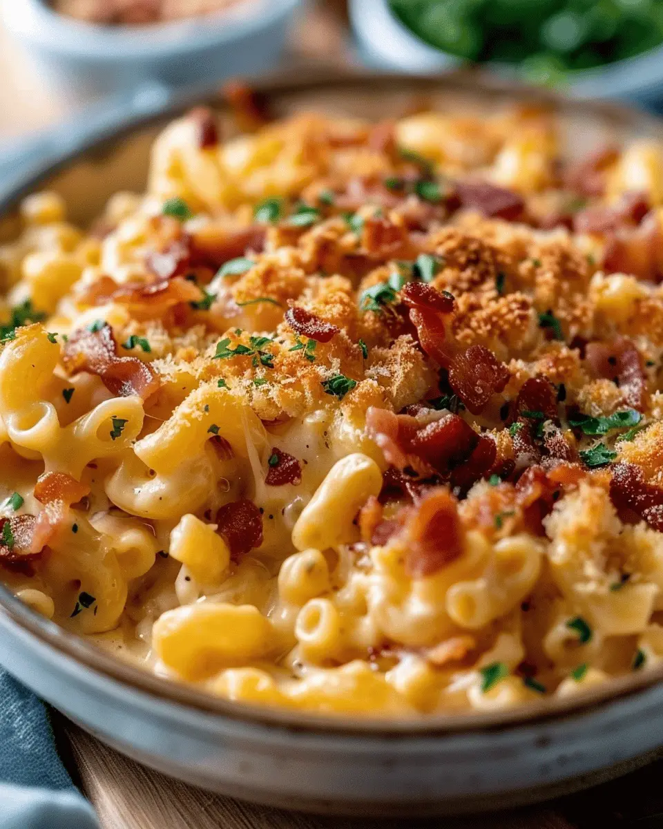 My Oktoberfest Bacon Beer Mac & Cheese