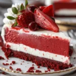 Red Velvet Strawberry Cheesecake