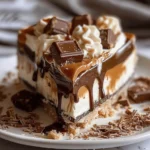 No Bake Twix Cheesecake