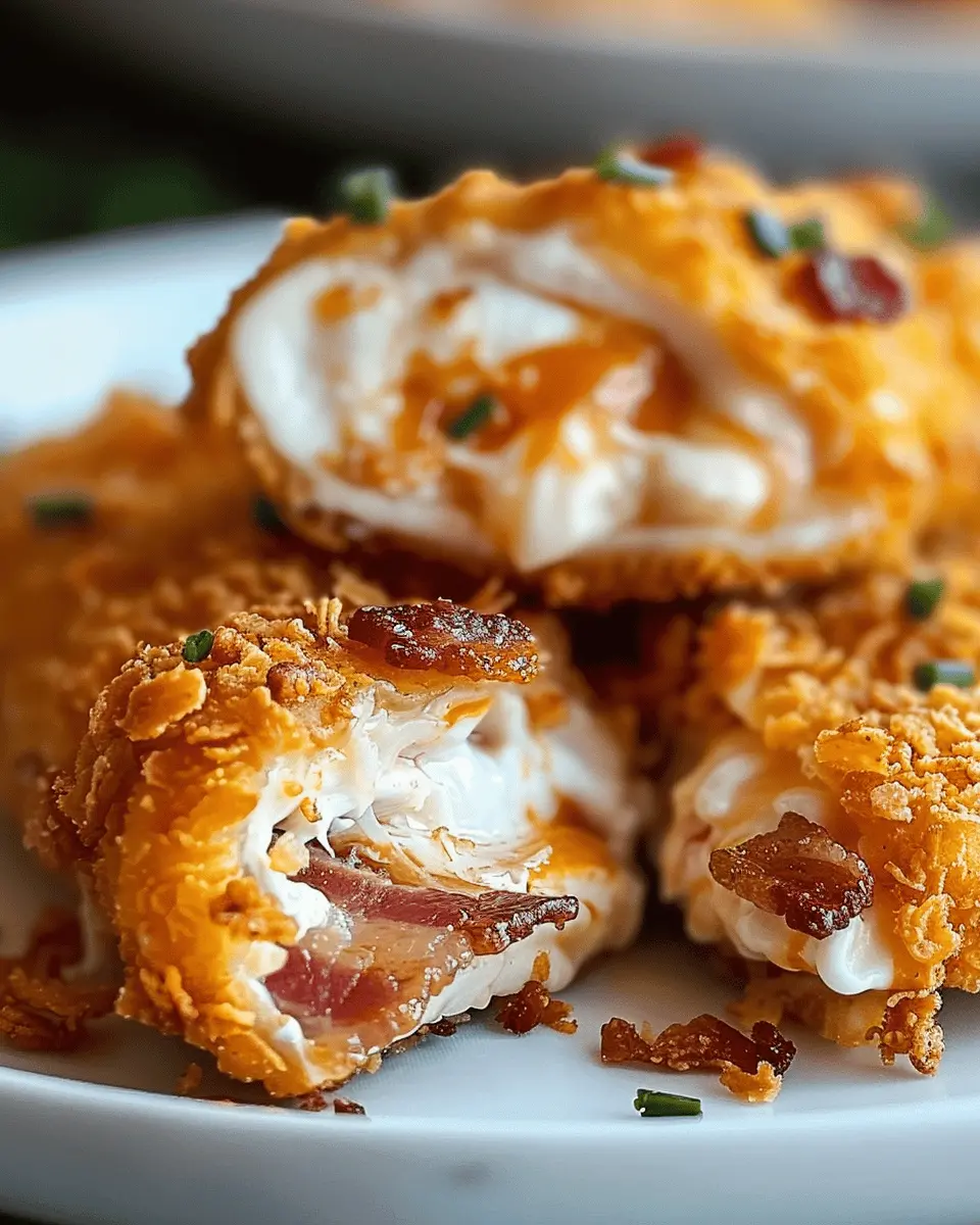 Cream Cheese and Bacon Stuffed Doritos Chicken