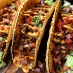 Loaded Bacon Cheeseburger Tacos