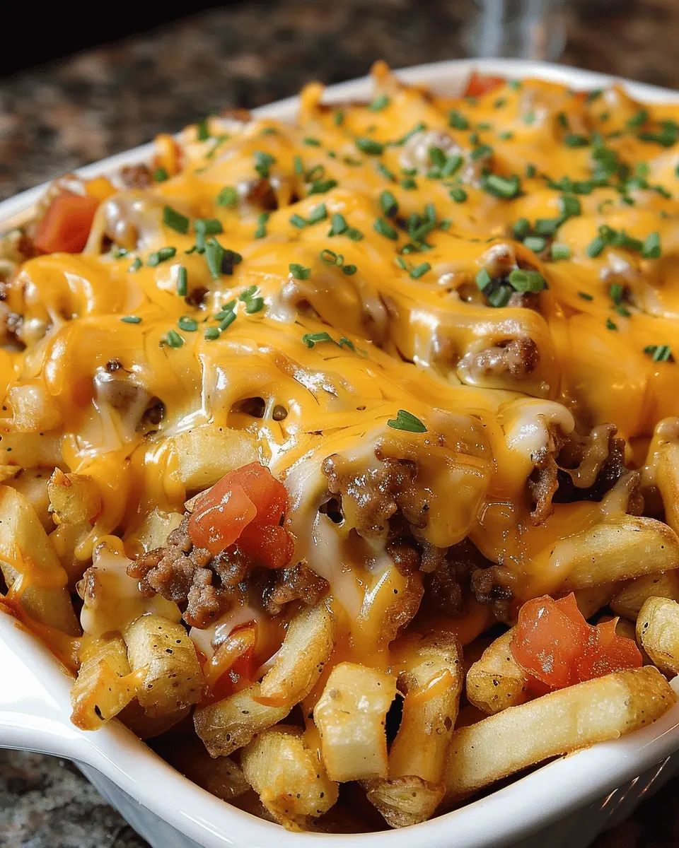 Cheeseburger French Fry Casserole