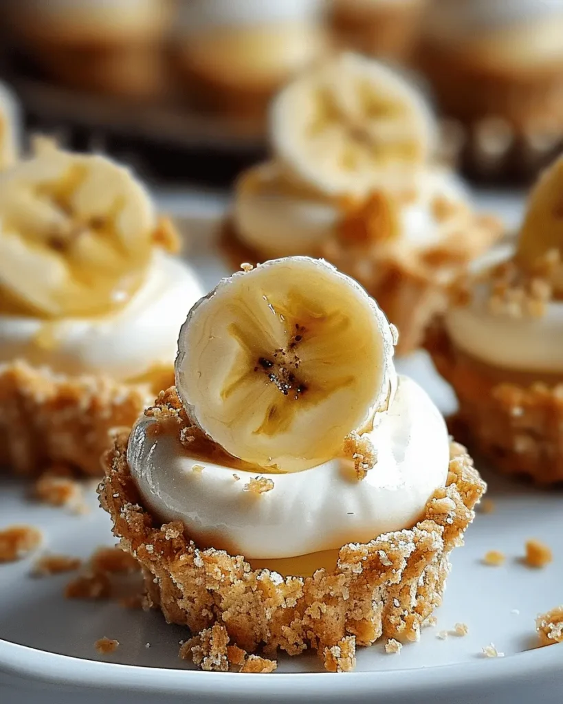 Creamy Mini Banana Pudding Pies