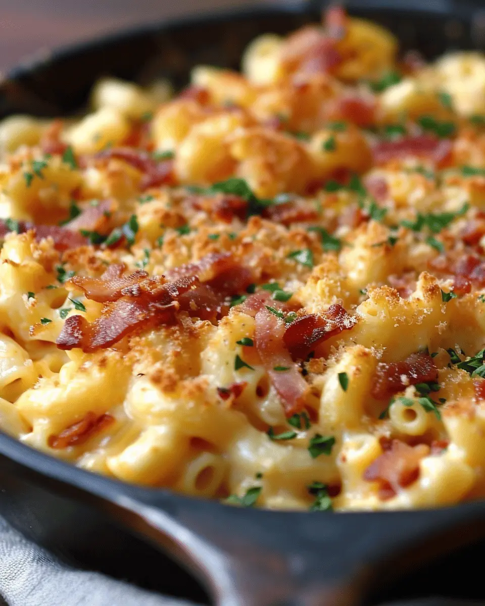 My Oktoberfest Bacon Beer Mac & Cheese