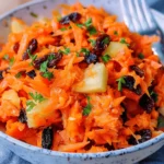 Carrot Salad with Pineapple and Raisins