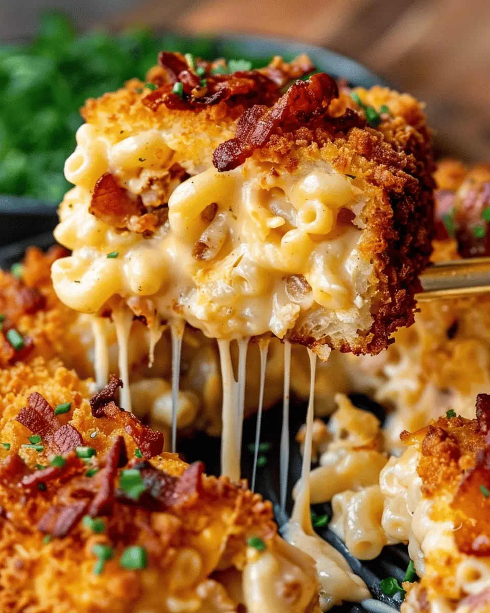 Crispy Chicken Bacon Mac and Cheese Avalanche Rolls