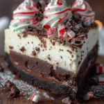 Brownie Peppermint Cheesecake