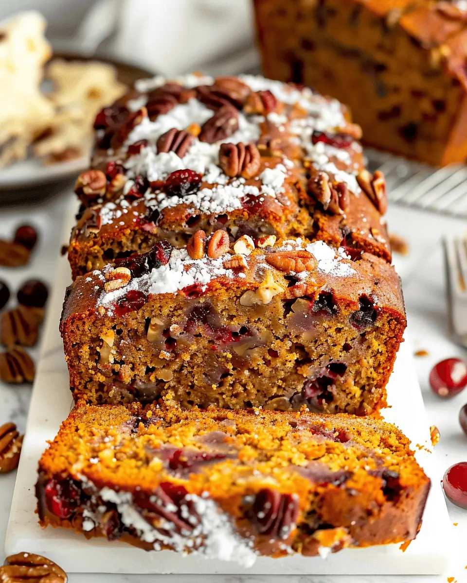 Cranberry Pecan Pumpkin Bread
