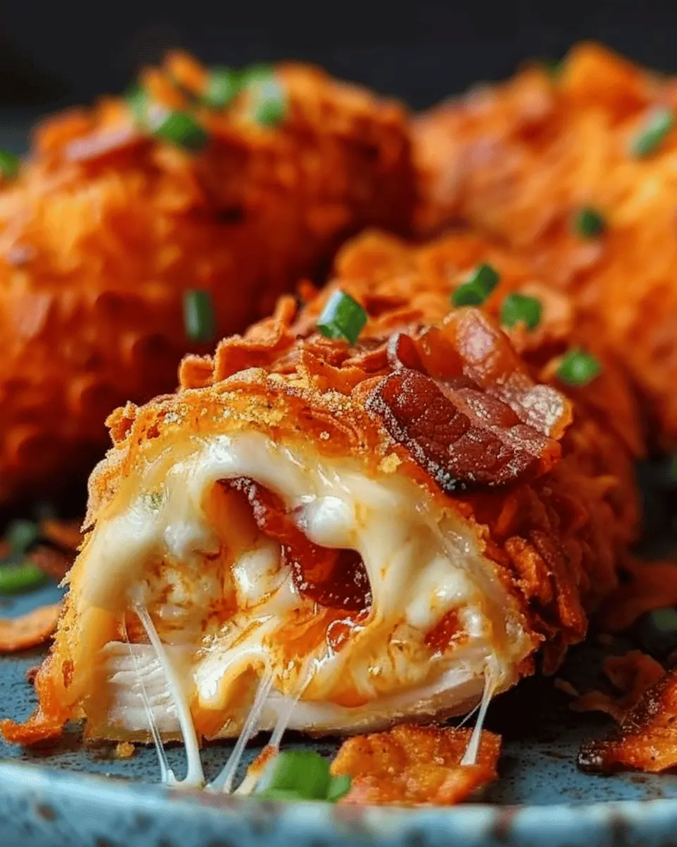 Cream Cheese and Bacon Stuffed Doritos Chicken