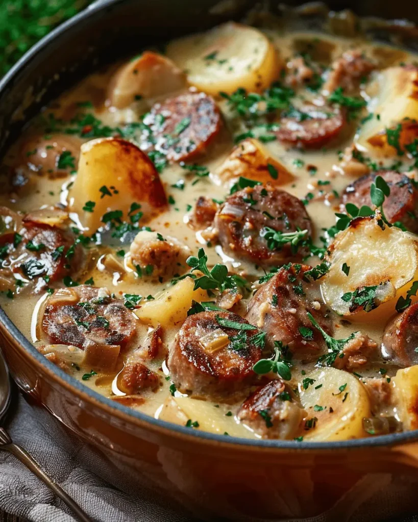 Creamy Sausage and Potato Stew