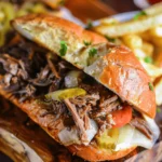 Slow Cooker Italian Beef Sandwiches