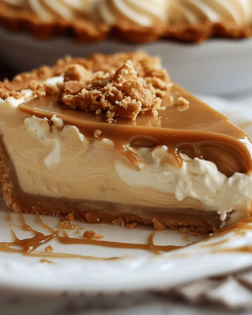 Creamy Caramel Cream Pie