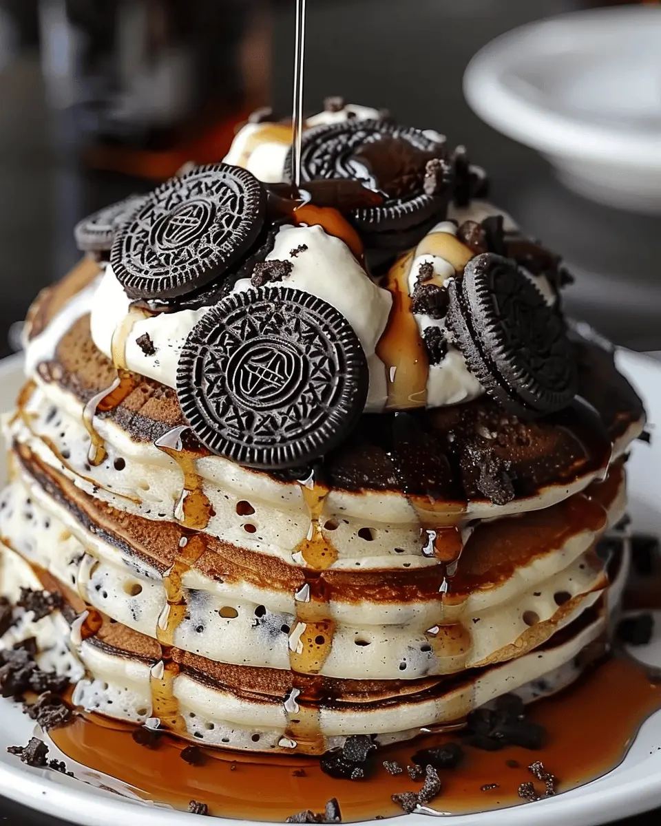 Decadent Oreo Pancakes