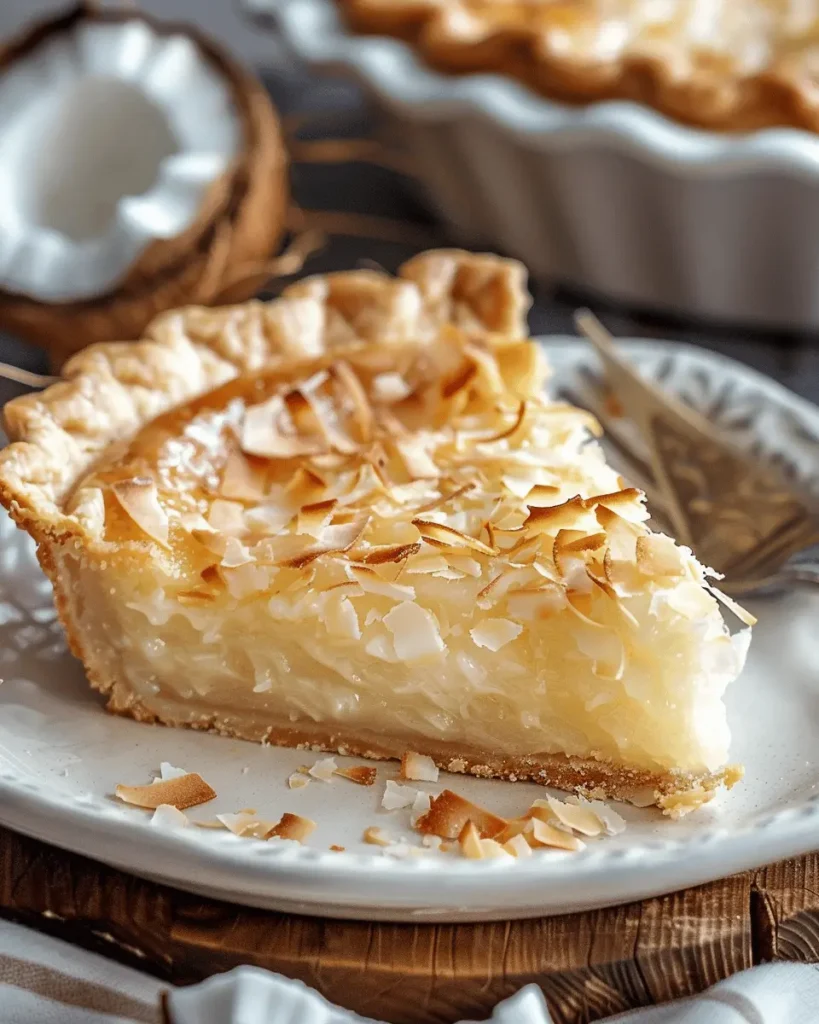 French Coconut Pie