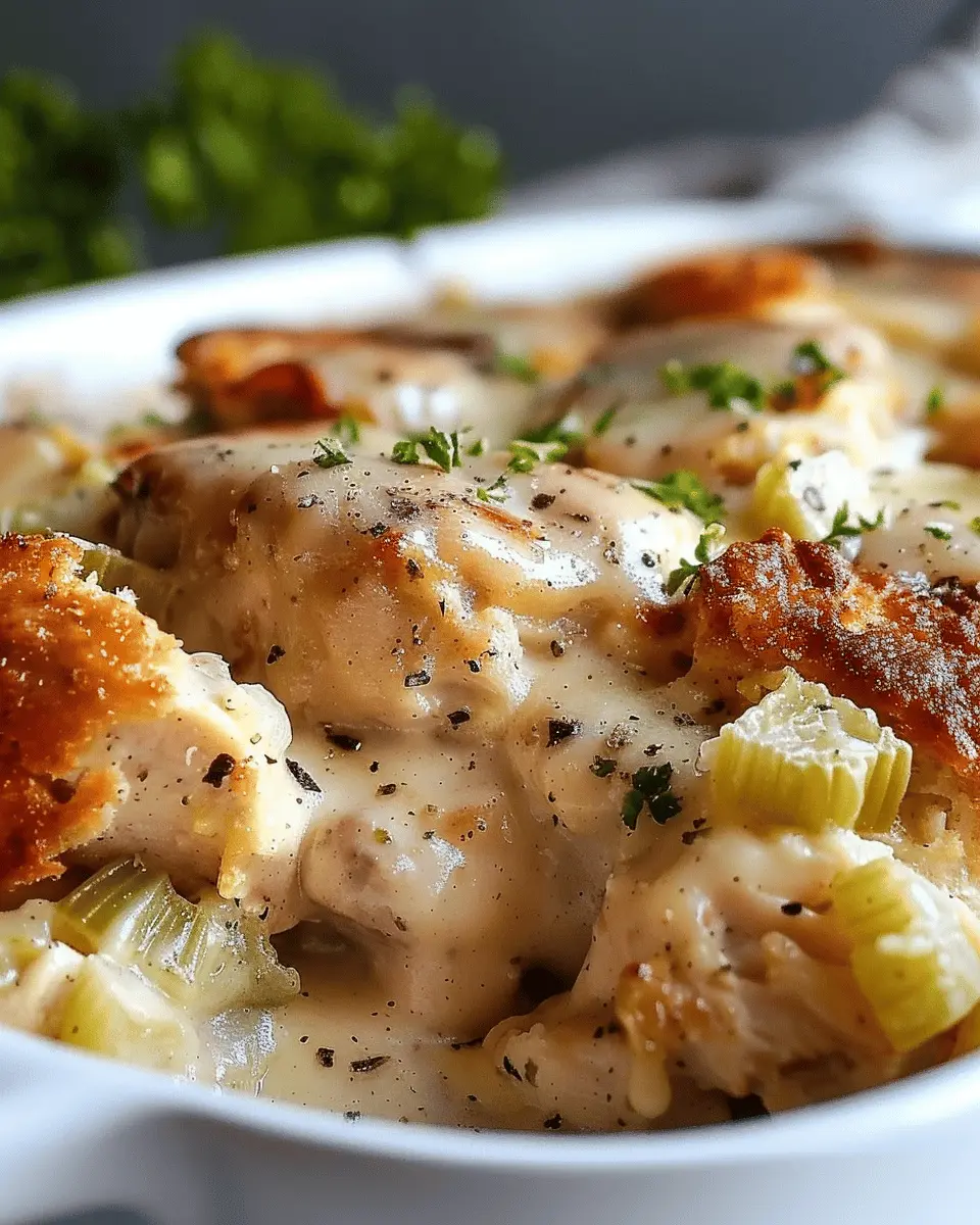 CHICKEN & DRESSING CASSEROLE