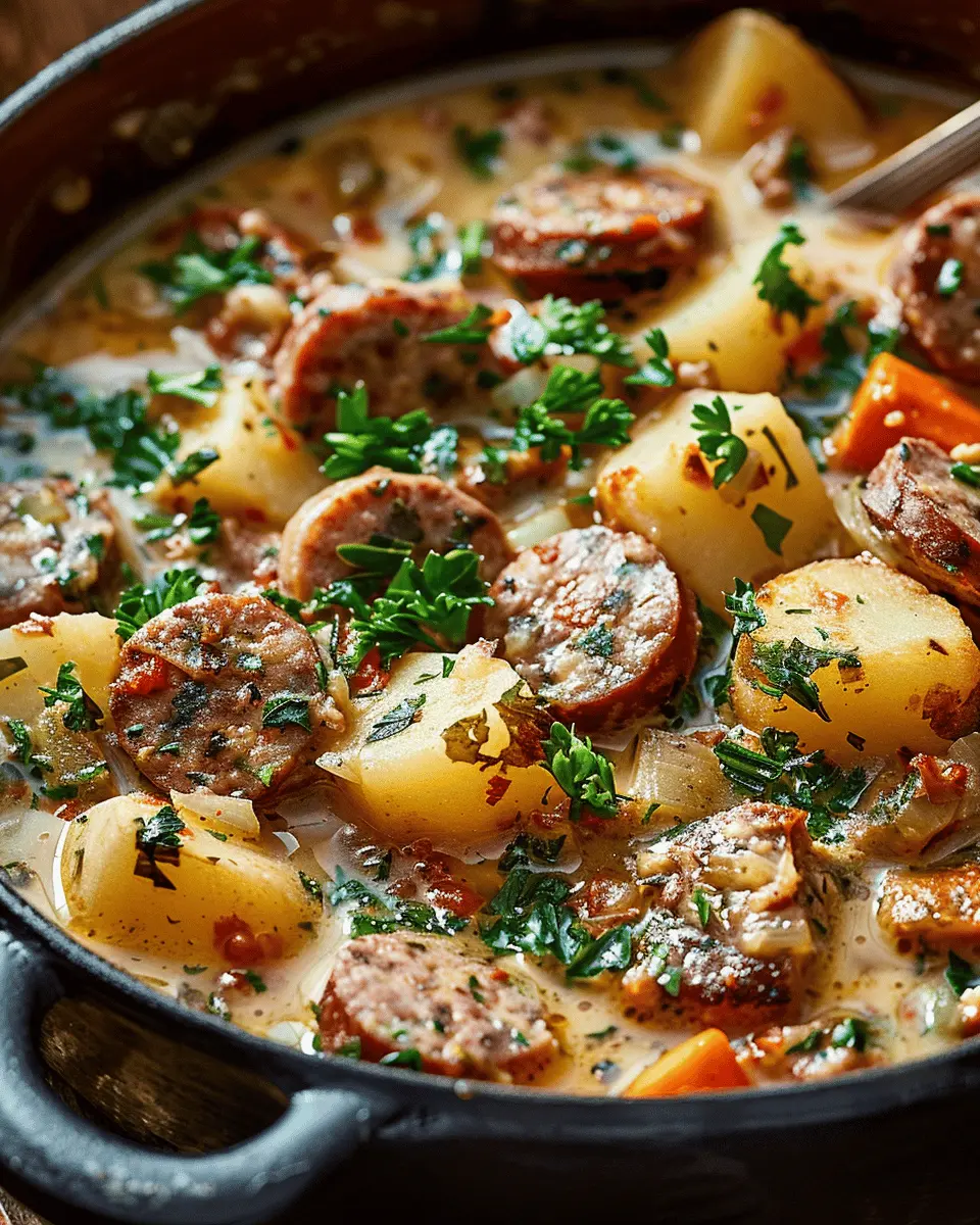 Creamy Sausage and Potato Stew