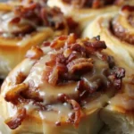 Maple Bacon Cinnamon Rolls
