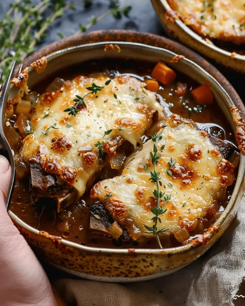 French Onion Short Rib Soup