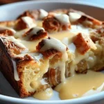 BREAD PUDDING WITH VANILLA SAUCE