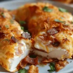 Cream Cheese and Bacon Stuffed Doritos Chicken
