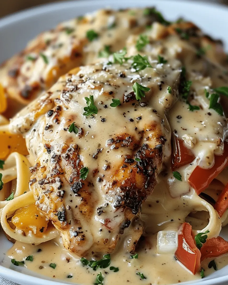 Creamy Parmesan Sauce Chicken