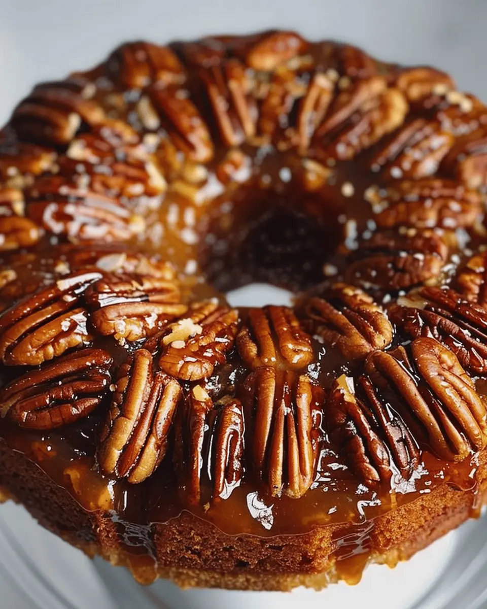 Pecan Upside-Down Cake