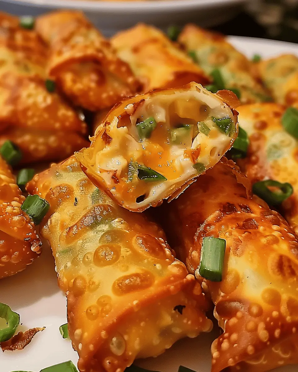 Jalapeno Popper Egg Rolls