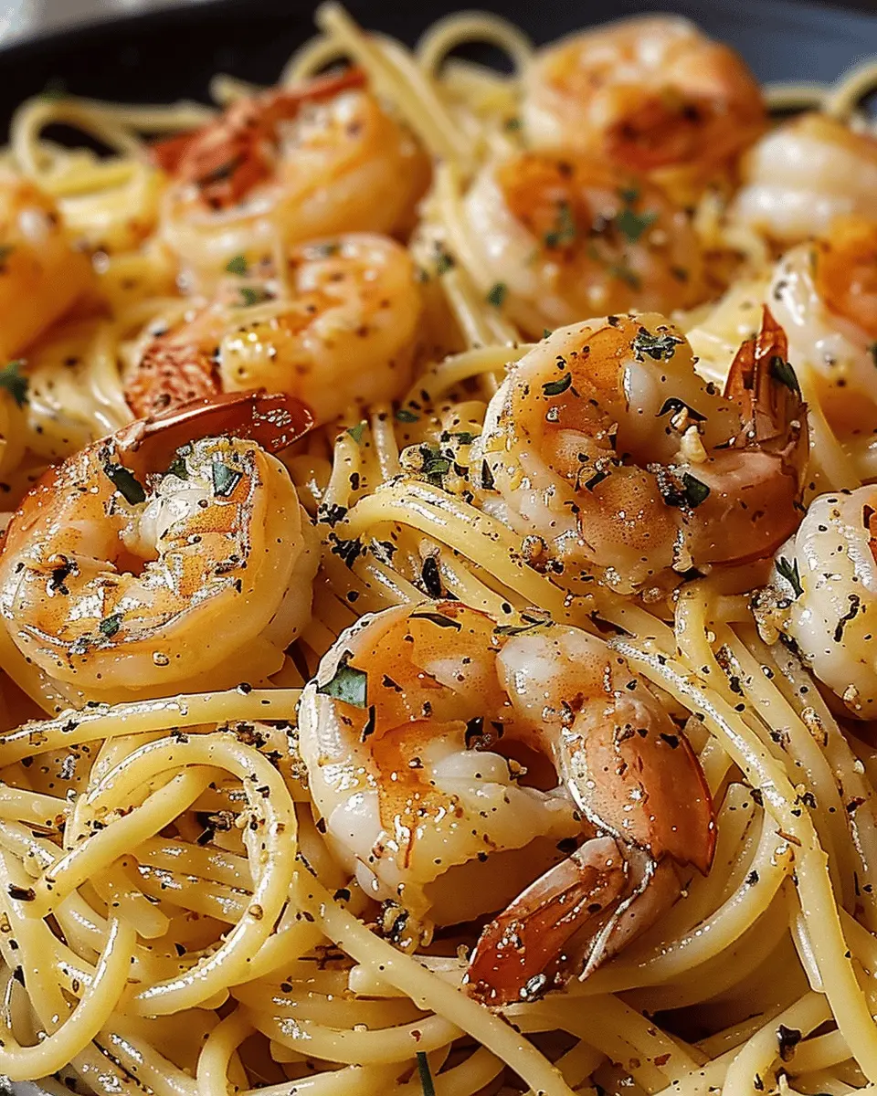Garlic Shrimp Pasta Butter