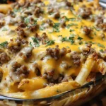 Cheeseburger French Fry Casserole