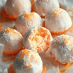 No Bake Orange Creamsicle Truffles!