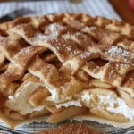 Snickerdoodle Cream Cheese Apple Pie