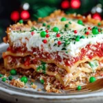 No-Bake Christmas Lasagna