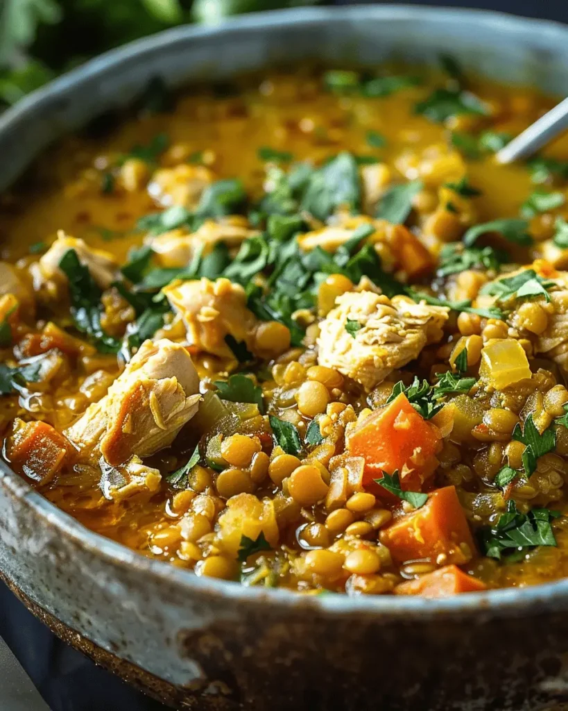 Curried Chicken Lentil