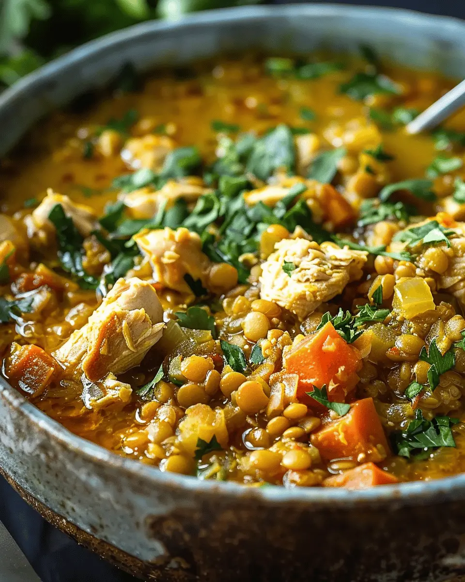 Curried Chicken Lentil