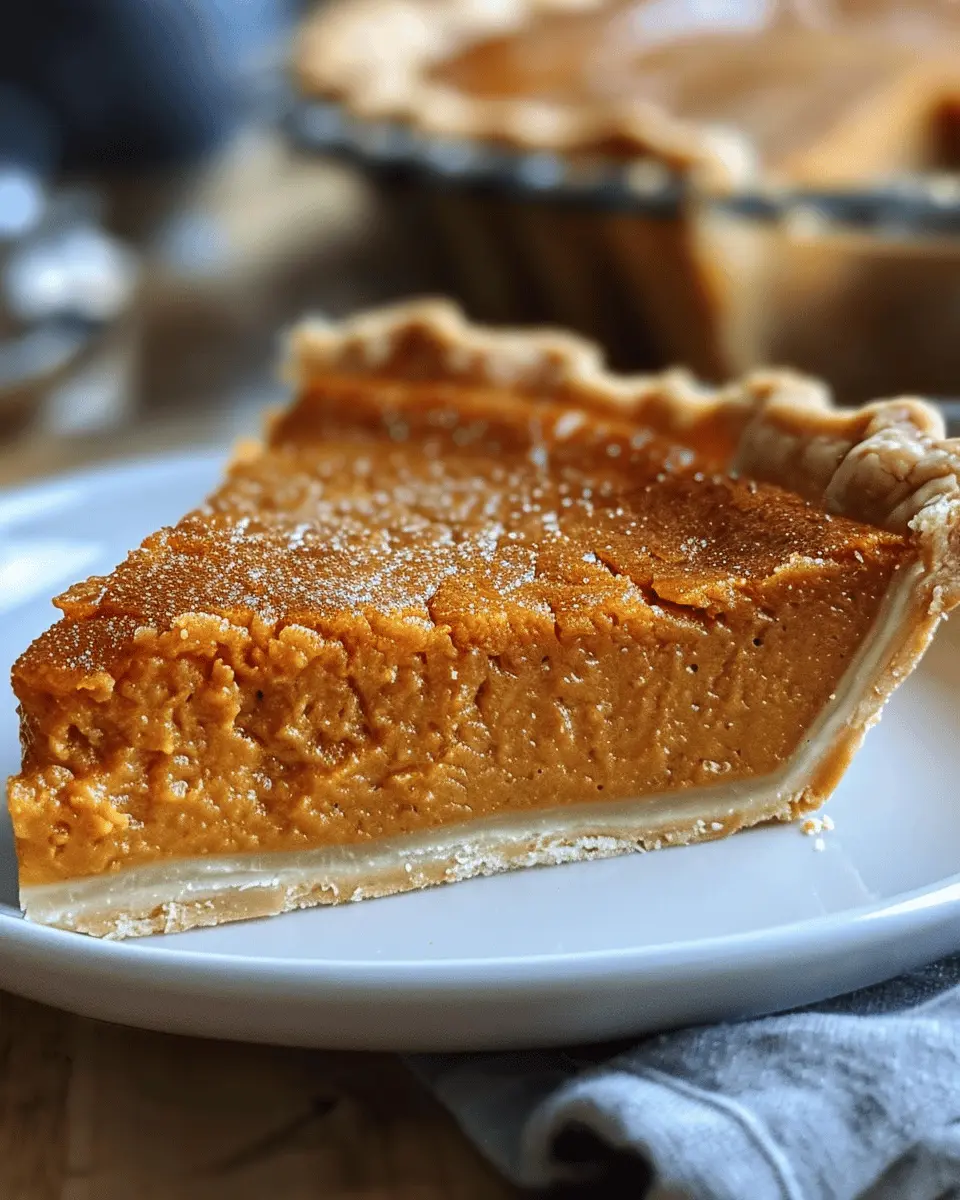 Sweet Potato Pie