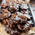 Pecan Caramel Chocolate Clusters