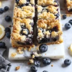 Lemon Blueberry Crumb Bars