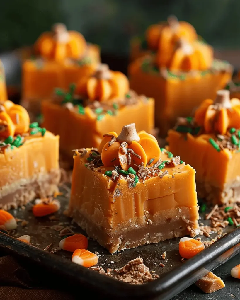 Halloween Pumpkin Patch Fudge