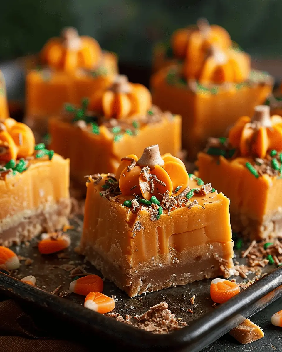 Halloween Pumpkin Patch Fudge