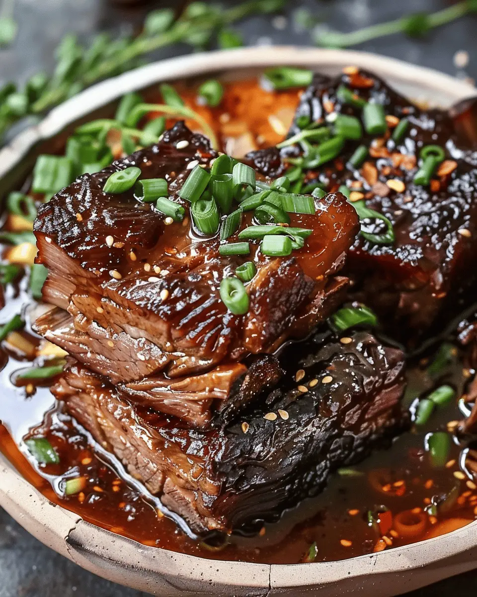 Slow-Cooked Short Ribs