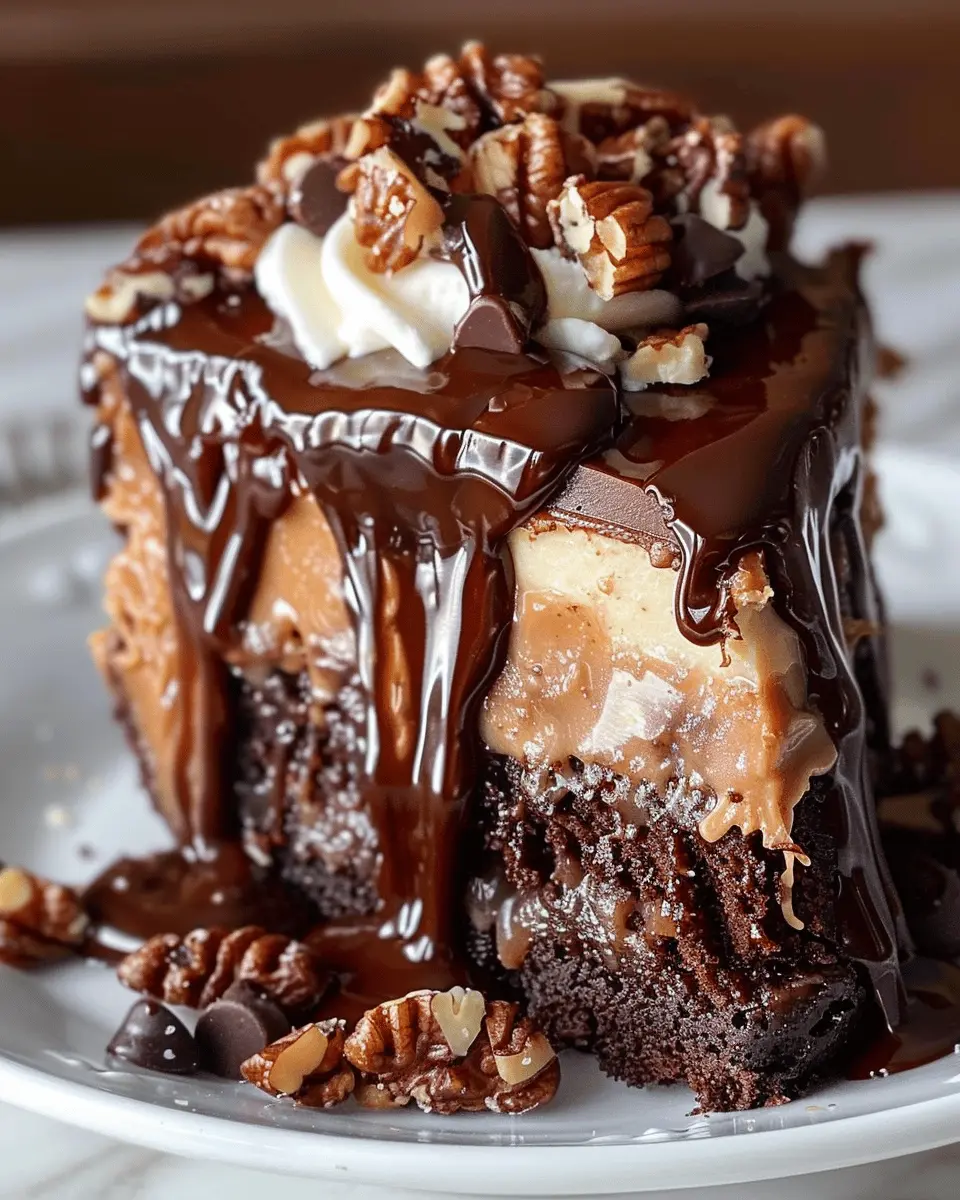 Chocolate Turtle Cake