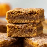 Pumpkin Snickerdoodle Brownies