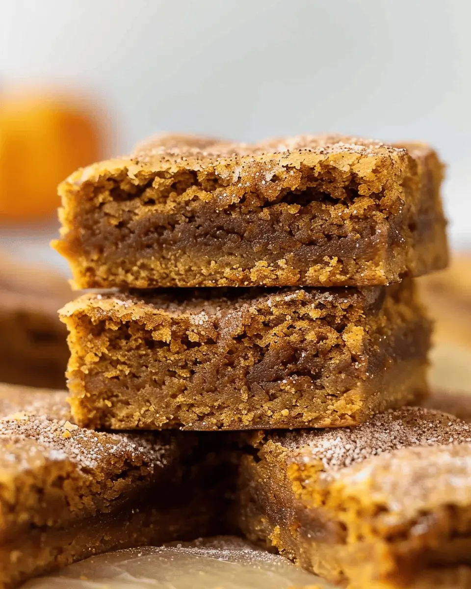 Pumpkin Snickerdoodle Brownies