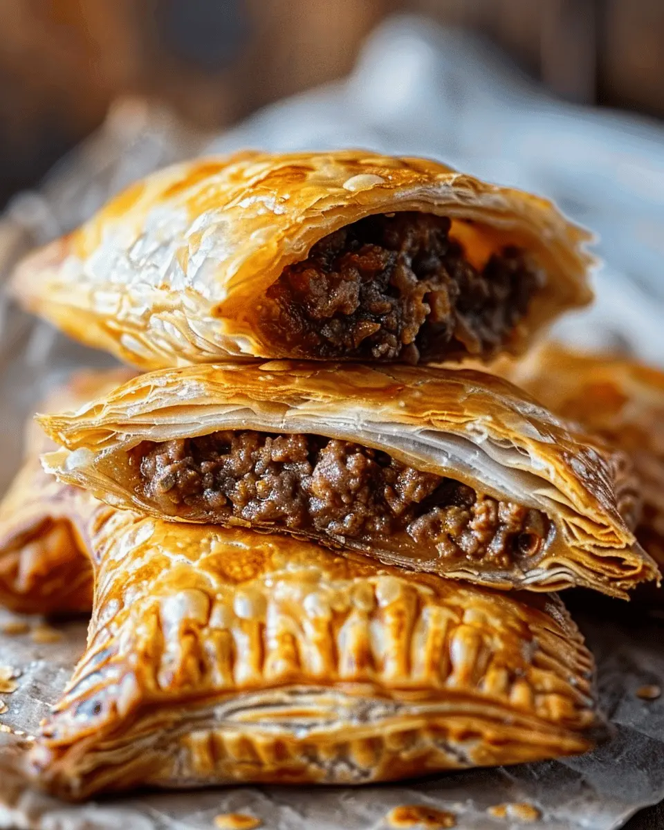 Crispy Meat Pies