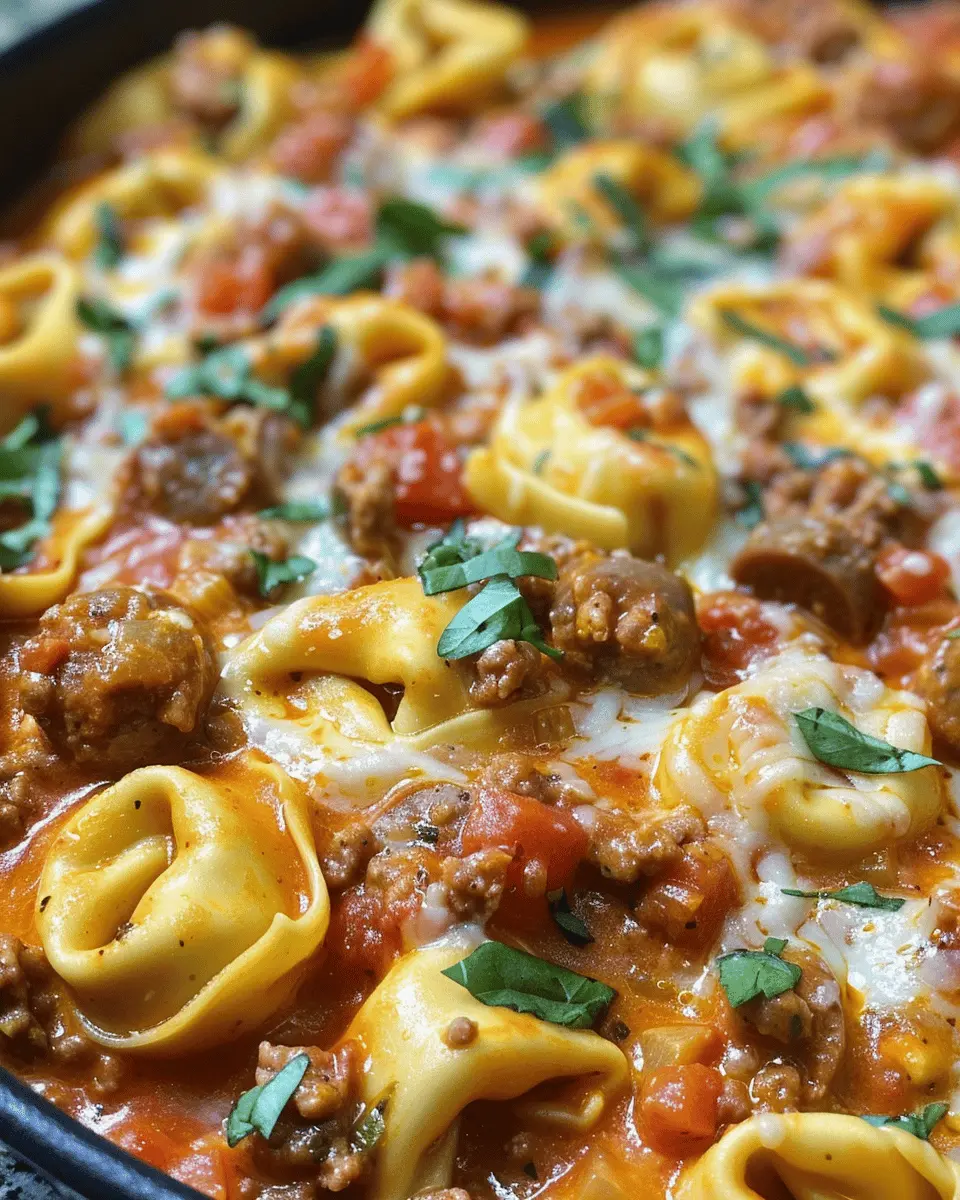 Creamy Italian Sausage Tortellini