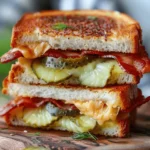 Dill Pickle Bacon Melt