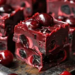 Halloween Dracula’s Dark Cherry Fudge