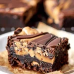 The BEST Peanut Butter Brownies