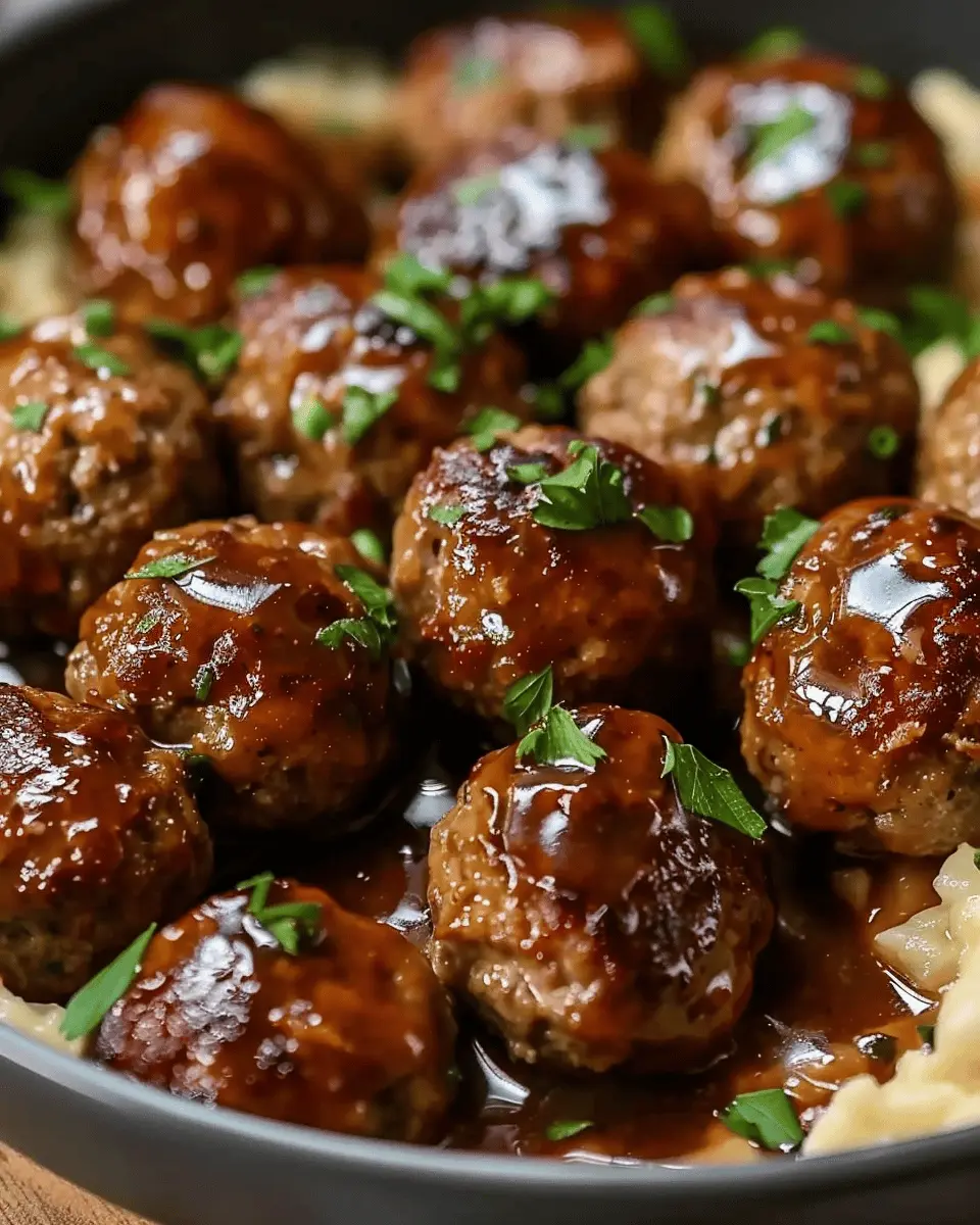Salisbury Steak Meatballs